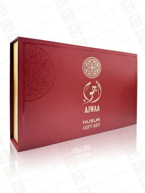 Ajwaa Murakaz Red Gift Set by Nusuk