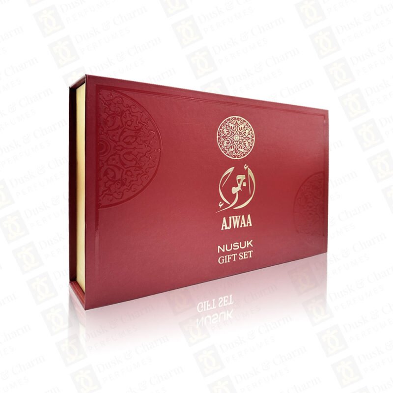Ajwaa Murakaz Red Gift Set by Nusuk
