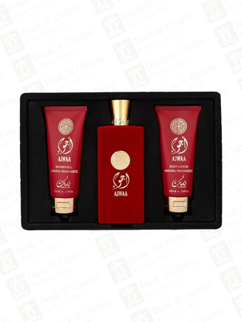 Ajwaa Murakaz Red Gift Set by Nusuk